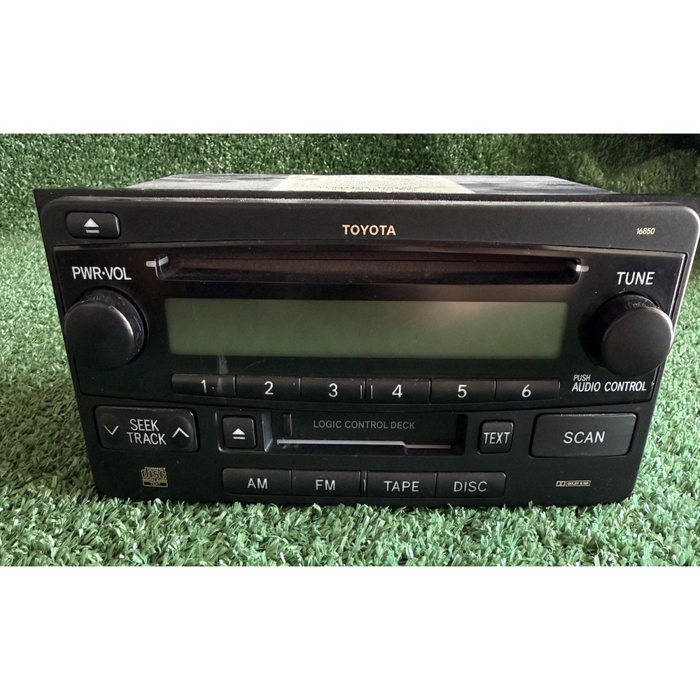 Toyota 4Runner 2003 OEM Radio Stereo CD/Cassette Player 86120-35280 Working